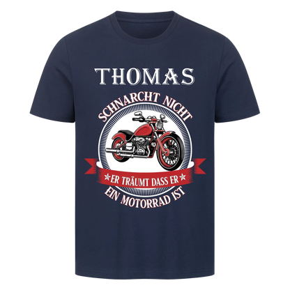 Träumt er sei ein Motorrad