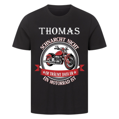 Träumt er sei ein Motorrad