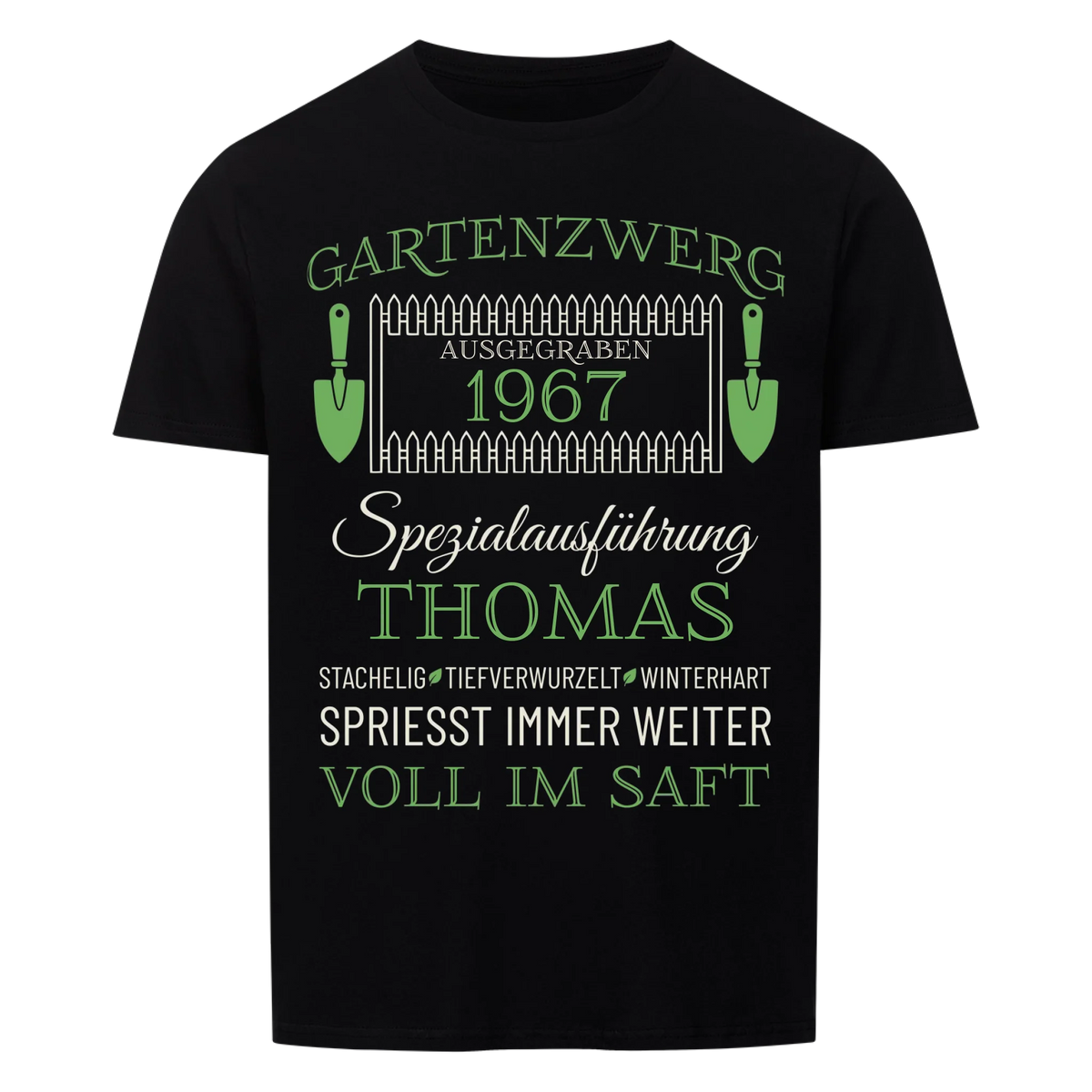Gartenzwerg – Unikat mit Name & Jahrgang