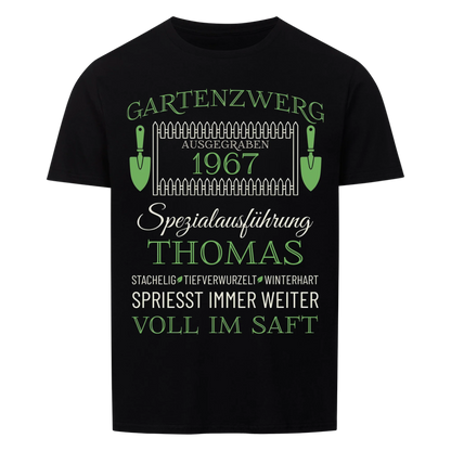 Gartenzwerg – Unikat mit Name & Jahrgang
