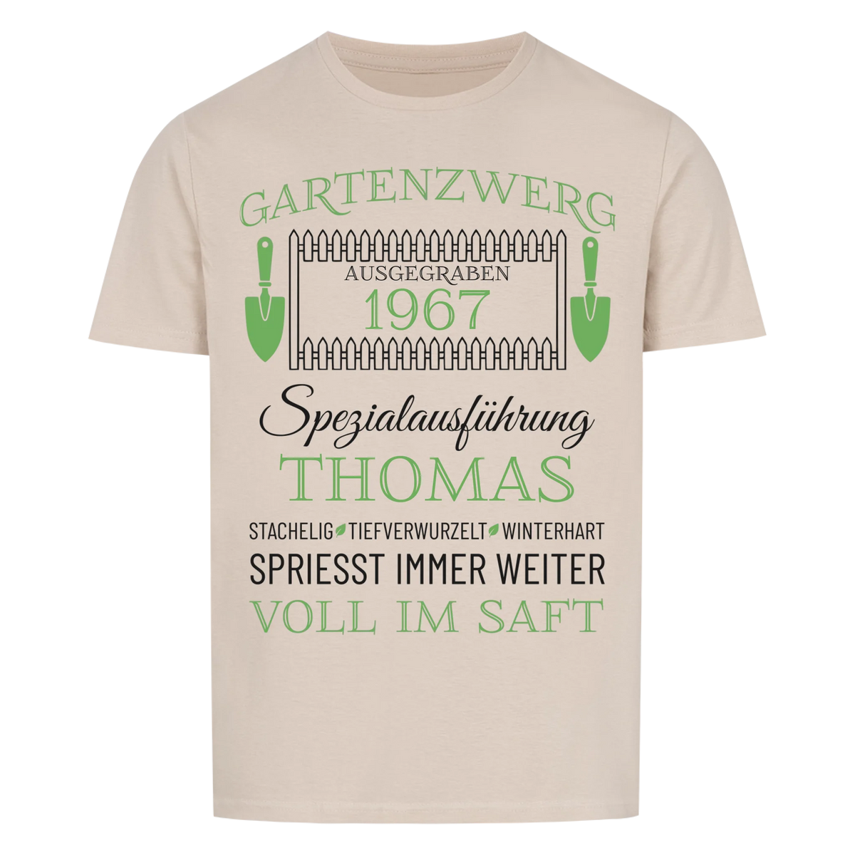 Gartenzwerg – Unikat mit Name & Jahrgang