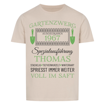 Gartenzwerg – Unikat mit Name & Jahrgang