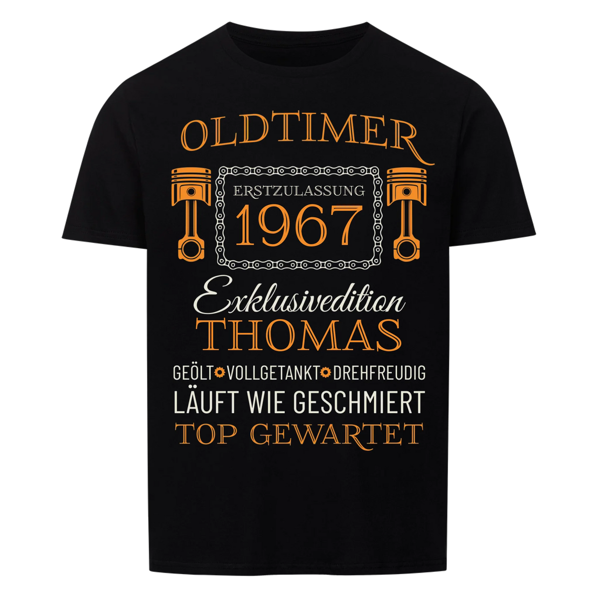 Oldtimer – Unikat mit Name & Jahrgang