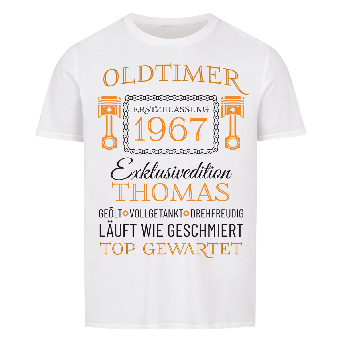 Oldtimer – Unikat mit Name & Jahrgang