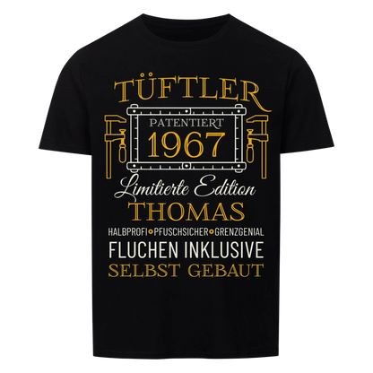 Tüftler – Unikat mit Name & Jahrgang