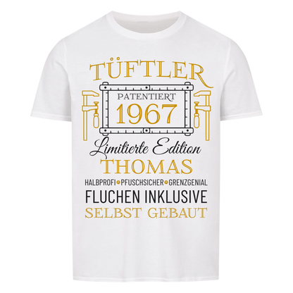 Tüftler – Unikat mit Name & Jahrgang
