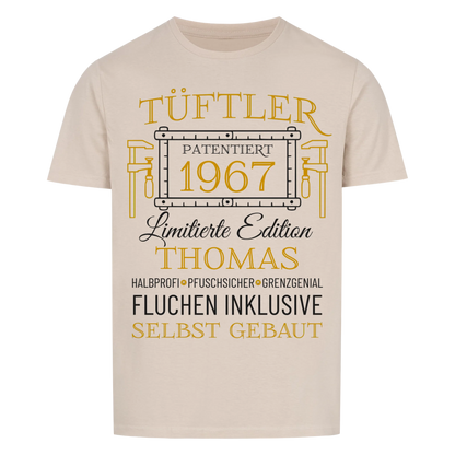 Tüftler – Unikat mit Name & Jahrgang