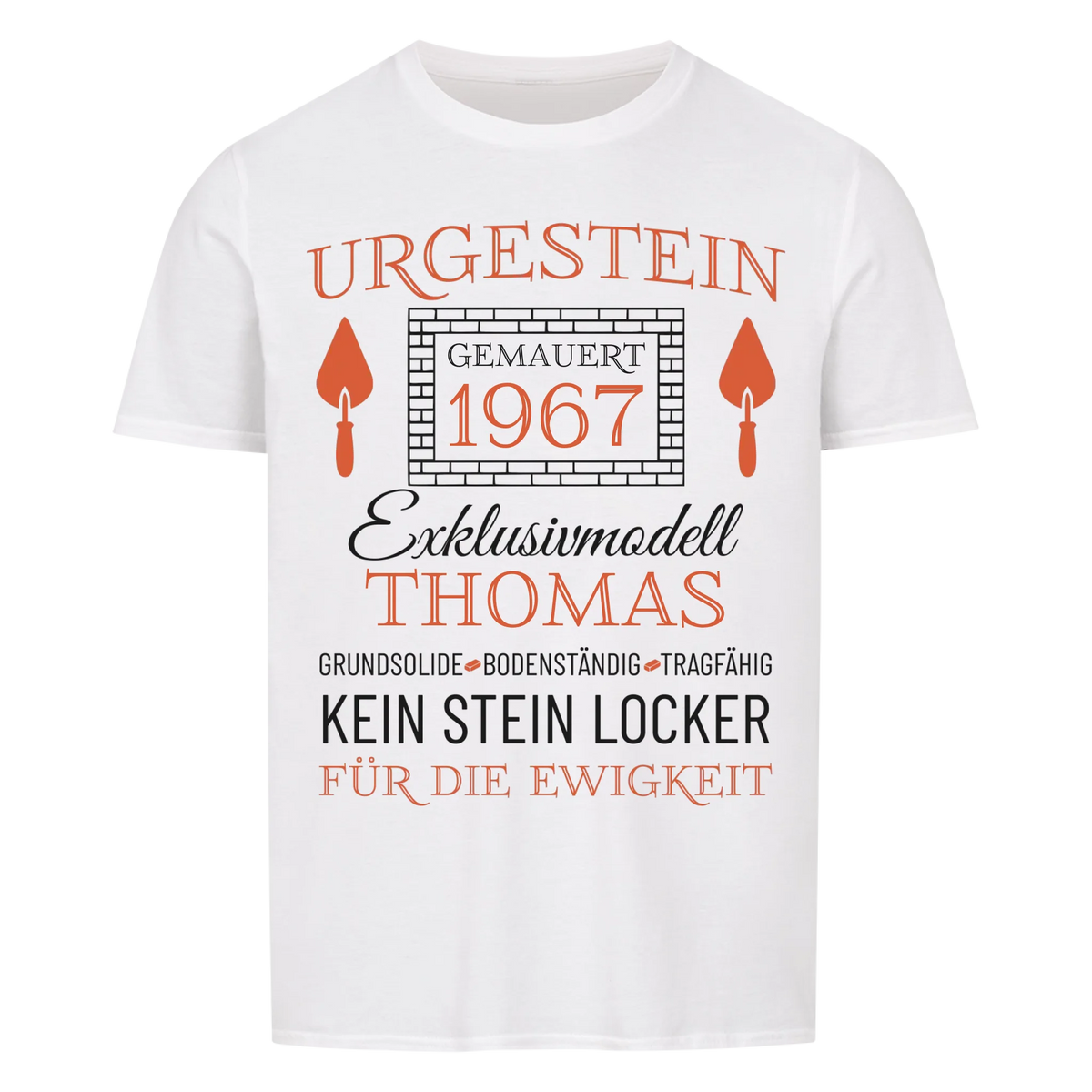 Urgestein – Unikat mit Name & Jahrgang