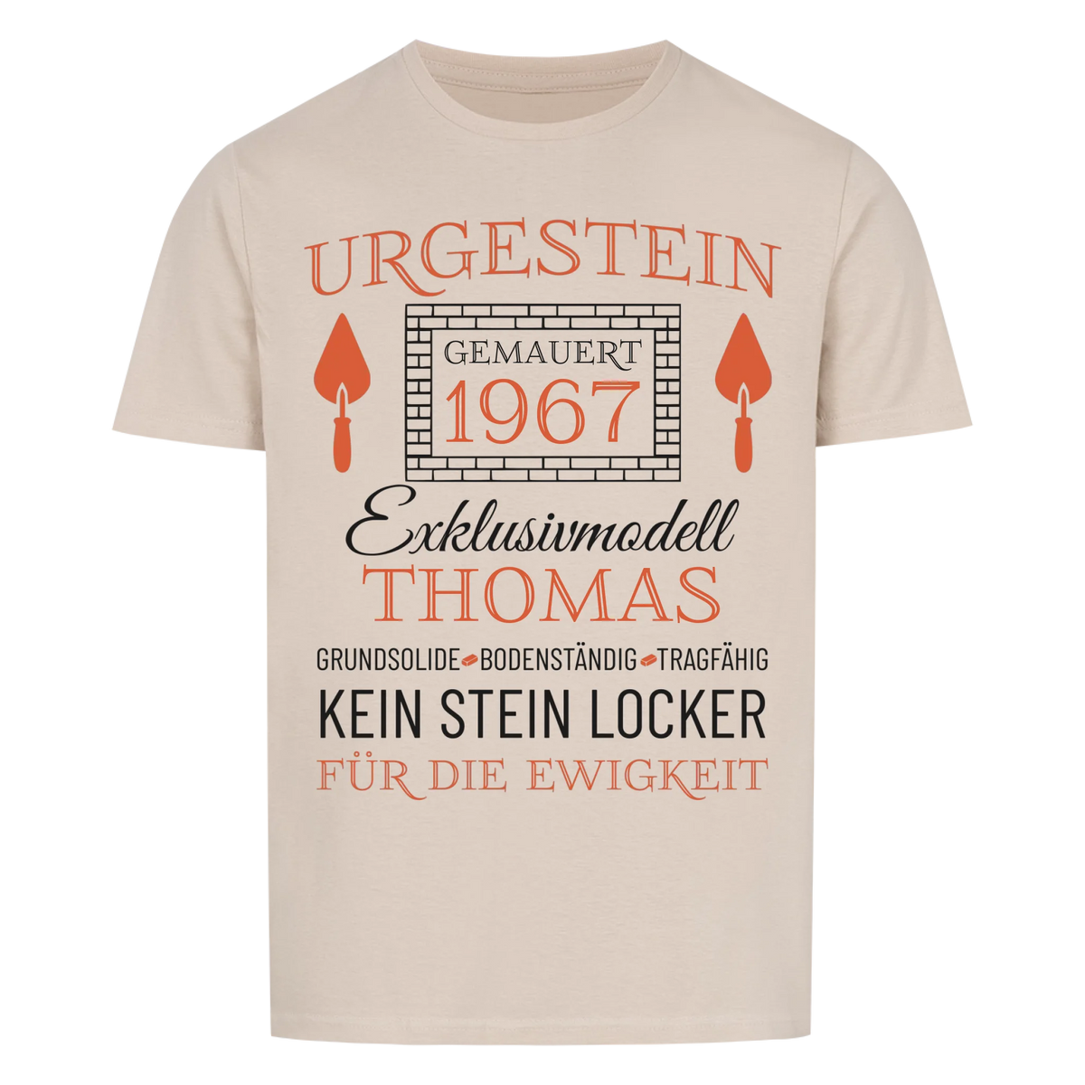 Urgestein – Unikat mit Name & Jahrgang