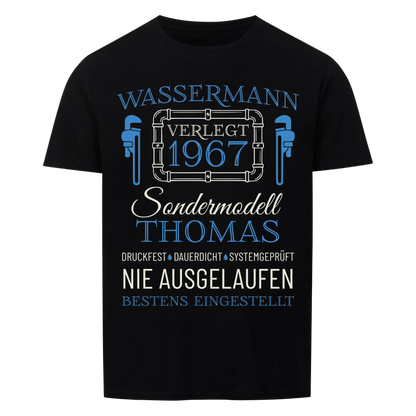 Wassermann – Unikat mit Name & Jahrgang