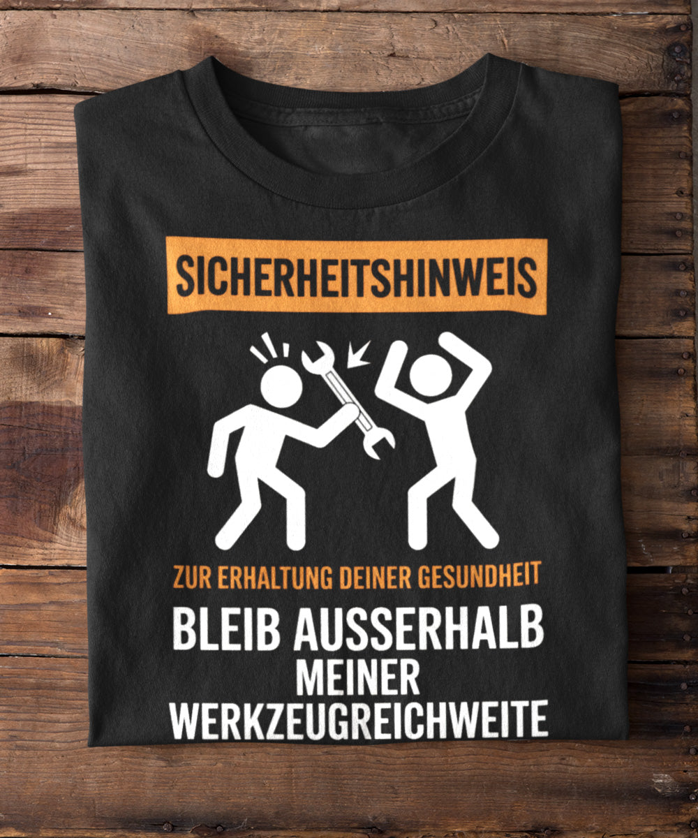 Werkzeugreichweite Sicherheitsshirt