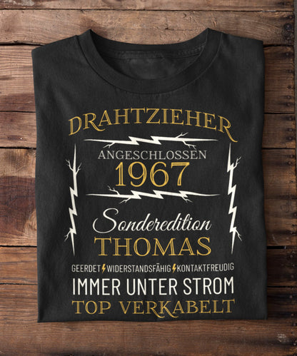 Drahtzieher – Unikat mit Name & Jahrgang