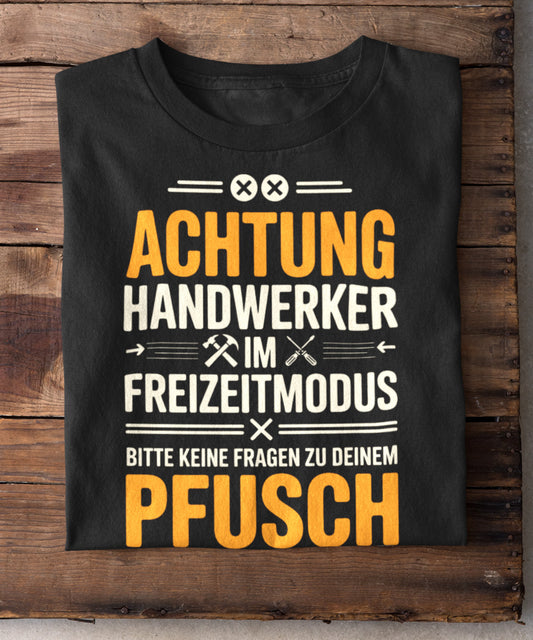 Handwerker im Freizeitmodus