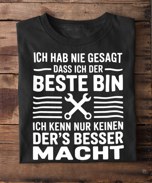 Ich bin nicht der Beste
