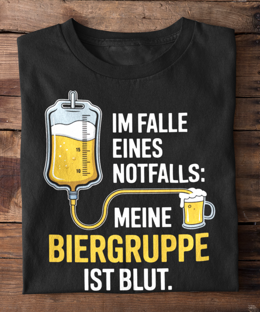 Biergruppe positiv – Infusion bitte sofort!