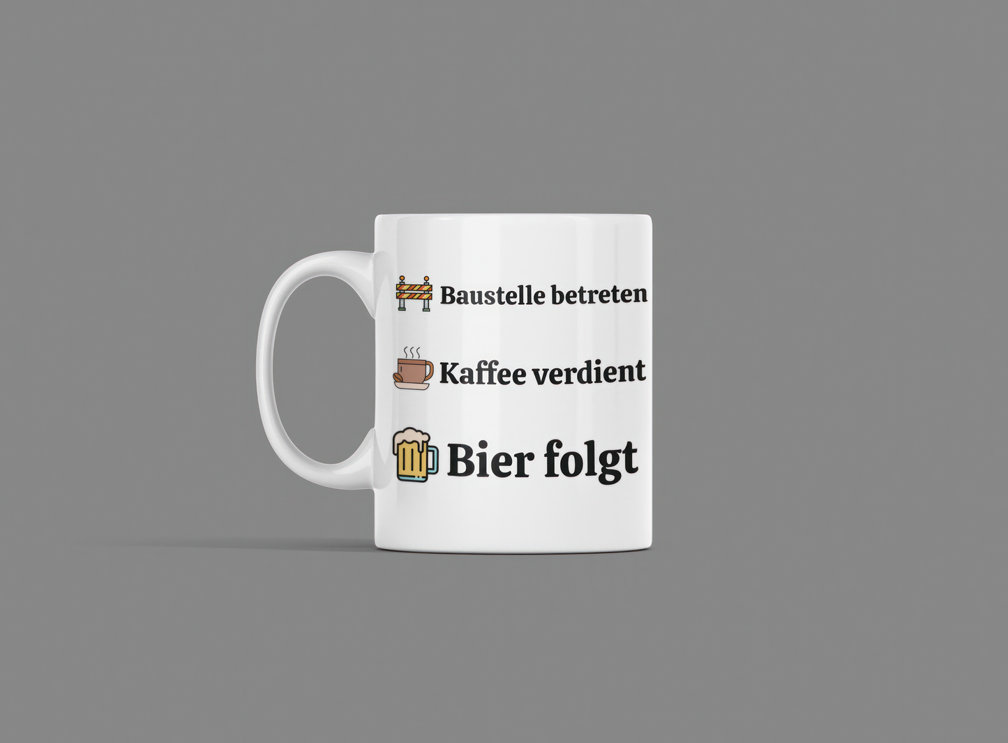 Erst malochen, dann belohnen
