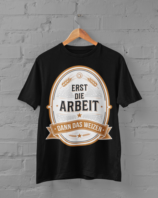 Erst die Arbeit, dann das Weizen